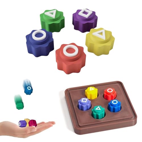 Xiujuers 5 Farbe Gonggi Korean Game, Gonggi Traditionelles Koreanisches Spielspiel, Stone Catching Game, Gonggi Jack Stone Pebbles Set, Koreanisches Traditionelles Spielspiel, Gonggi Stones von Xiujuers