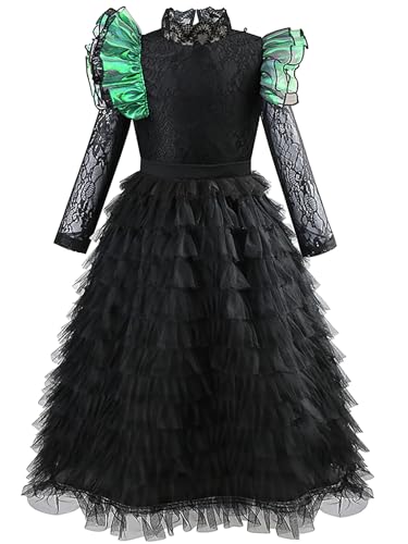 Xnihocha Magische Hexe Kostüm Kind Mädchen Cosplay Karneval Weihnachten Halloween Kostüm Mittelalter Renaissance Kleid Zauberer Tutu Tüll 5-12 Jahre Xnihocha Magische Hexe Kostüm Kind Mädchen Cosplay Karneval Weihnachten Halloween Kostüm Mittelalter Renaissance Kleid Zauberer Tutu Tüll 5-12 Jahre von Xnihocha