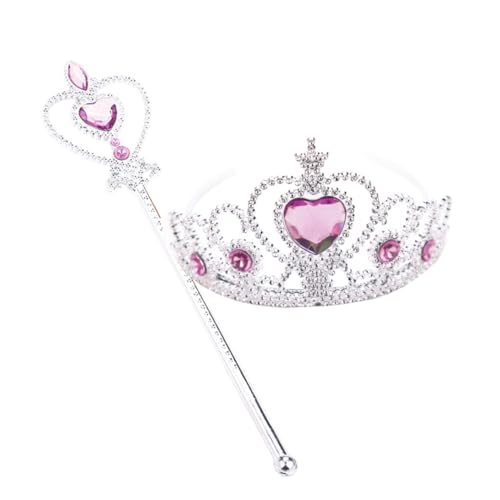 Xoeryoy 1Set Girls Prinzessinnen Prinzessinnen Kronwand Cosplay Tiara Ware von Clothing Accessoire, (.),(1#) von Xoeryoy