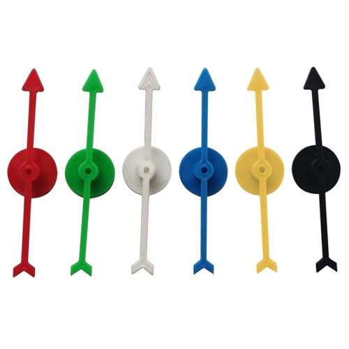 Xoeryoy Arrow Spinner 6pcs 3, 9 -Zoll -Brettspiel Spinner in 6 Farben Plastikbrettspiel Ersatz für die Unterrichtszimmerschule Lustige Party Xoeryoy Arrow Spinner 6pcs 3, 9 -Zoll -Brettspiel Spinner in 6 Farben Plastikbrettspiel Ersatz für die Unterrichtszimmerschule Lustige Party von Xoeryoy
