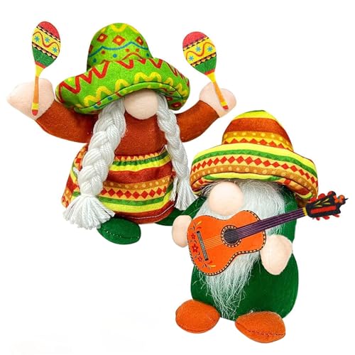 Xoeryoy Carnival GNOME Paar süße mexikanische Gonk Hawaiian Style Plüsch gesichtsloser Puppe für Sommerhäuser Hawaiian Party Ornament 2pcs Xoeryoy Carnival GNOME Paar süße mexikanische Gonk Hawaiian Style Plüsch gesichtsloser Puppe für Sommerhäuser Hawaiian Party Ornament 2pcs von Xoeryoy