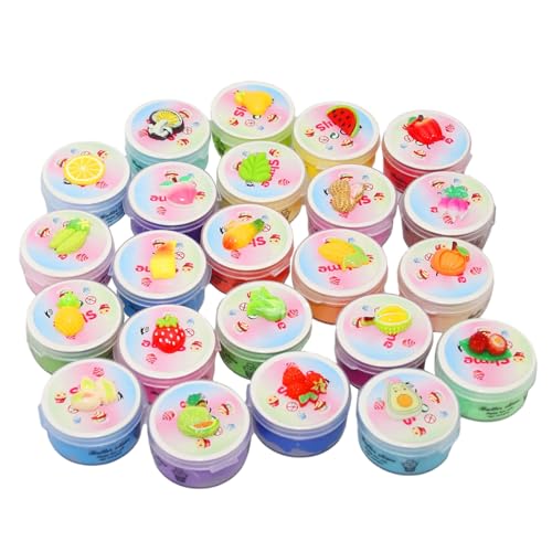 Xoeryoy Für Mädchen Jungen 24 Kits 24 Pack Cloud Make Making Kit Soft und Omerger Set Set für Weihnachten DIY Geschenk für Kinder Lernen Schulbildungspädagogik Spielzeug (.),(1#) von Xoeryoy