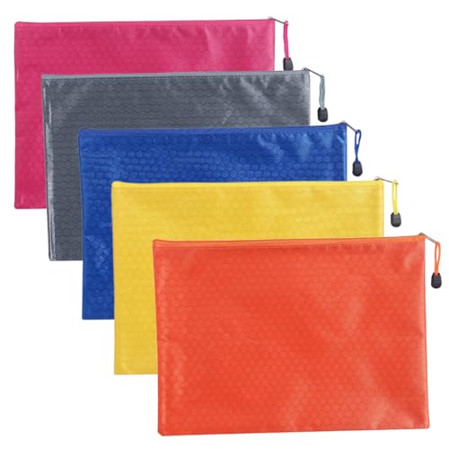 Xoeryoy Kleiner Reißverschlussbeutel 5pcs 9.5x6.7 wasserdichte Reißverschlussbeutel zur Organisation von Multicolor -Football -Print -Reißverschlussbeuteln wiederverwendbar von Xoeryoy