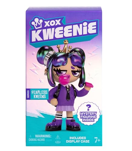 XOX Kweenie s Fearless Kweens Series Premium Figur und Vitrine, 13 zum Sammeln, inklusive limitierter Auflage, verpacktes Rollo, jedes Kween ist einzigartig von Xox Kweenie