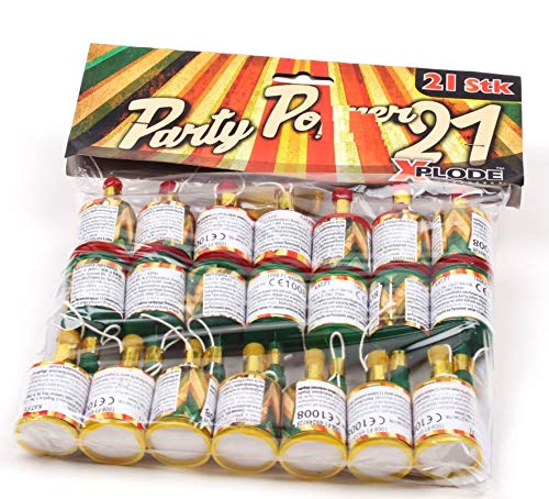 Tisch Popper 105 Stück XP9917 Party Popper Tischfeuerwerk Silvester von Xplode