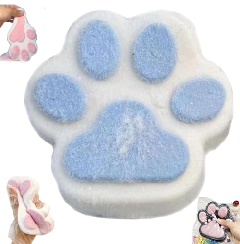 Xpwghap Taba Squishy Paw Big, Handgemachtes Taba Squishy Big Cat Paw Squeeze Toys, Cat Paw Anti Stress Bälle, Cat Squishy Quetschspielzeug, Handgemachtes Squishy-Spielzeug Aus Silikon Zum Stressabbau von Xpwghap