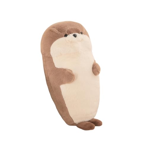 Xshelley 60 cm Otter Meerestiere Plüsch Umarmung Kissen,Cartoon Sea Otter gefüllte Tier Plüsch Puppe,Weihnachtsgeburtstag für Kinder Geschenk (Braun) von Xshelley