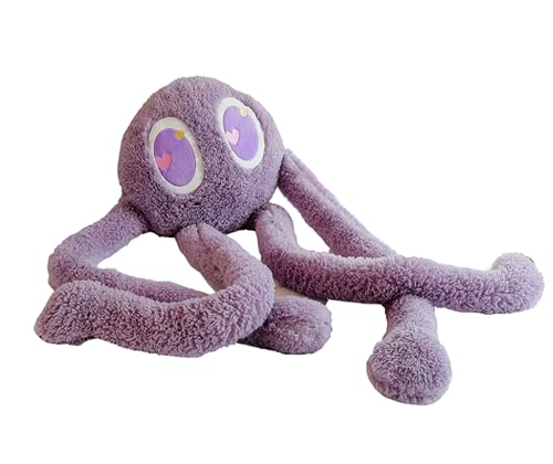 Xshelley Langbeiniger Oktopus, großes Plüschtier, Kissen, weiches ausgestopftes Meerestier, lila, 1 Meter hoch, Kindergeschenk von Xshelley