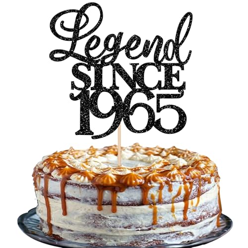 Xsstarmi 1 Packung Legend Since 1965 Cake Topper Glitter Happy 60th Birthday Cake Topper Cheers to 60 Fabulous Cake Decoration for Happy 60th Birthday Wedding Anniversary Party Cake Decorations Black Xsstarmi 1 Packung Legend Since 1965 Cake Topper Glitter Happy 60th Birthday Cake Topper Cheers to 60 Fabulous Cake Decoration for Happy 60th Birthday Wedding Anniversary Party Cake Decorations Black von Xsstarmi