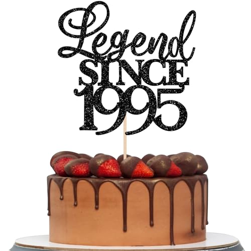 Xsstarmi 1 Packung Tortendeko 30. Geburtstag Tortenaufsatz Glitzer Legend Since 1995 Kuchen Topper für Fabelhaft 30 Geburtstag Hochzeitstag Zubehör für Party Kuchen Dekorationen Schwarz Xsstarmi 1 Packung Tortendeko 30. Geburtstag Tortenaufsatz Glitzer Legend Since 1995 Kuchen Topper für Fabelhaft 30 Geburtstag Hochzeitstag Zubehör für Party Kuchen Dekorationen Schwarz von Xsstarmi