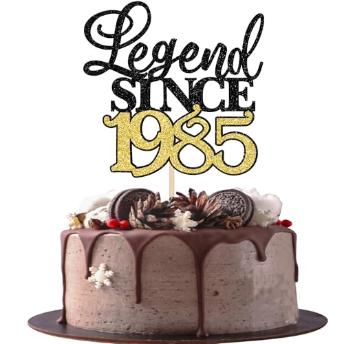 Xsstarmi 1 Packung Tortendeko 40. Geburtstag Tortenaufsatz Glitzer Fabelhaft 40 Kuchen Pick Legend Since 1985 Kuchen dekorationen für 40. Geburtstag Hochzeitstag Party Zubehör Schwarz Gold Xsstarmi 1 Packung Tortendeko 40. Geburtstag Tortenaufsatz Glitzer Fabelhaft 40 Kuchen Pick Legend Since 1985 Kuchen dekorationen für 40. Geburtstag Hochzeitstag Party Zubehör Schwarz Gold von Xsstarmi