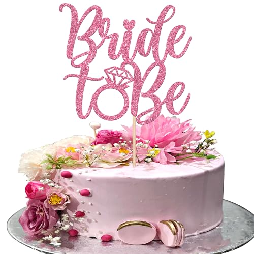 Xsstarmi 1 Packung Tortendeko Hochzeit Tortenaufsatz Glitzer Bride to Be Kuchen Topper für Zukünftige Braut Hochzeit Jubiläum Zubehör für Party Kuchen Dekorationen Rosa Xsstarmi 1 Packung Tortendeko Hochzeit Tortenaufsatz Glitzer Bride to Be Kuchen Topper für Zukünftige Braut Hochzeit Jubiläum Zubehör für Party Kuchen Dekorationen Rosa von Xsstarmi
