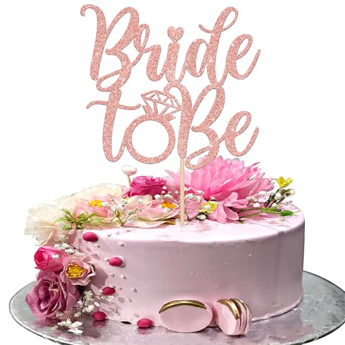 Xsstarmi 1 Packung Tortendeko Hochzeit Tortenaufsatz Glitzer Bride to Be Kuchen Topper für Zukünftige Braut Hochzeit Jubiläum Zubehör für Party Kuchen Dekorationen Roségold Xsstarmi 1 Packung Tortendeko Hochzeit Tortenaufsatz Glitzer Bride to Be Kuchen Topper für Zukünftige Braut Hochzeit Jubiläum Zubehör für Party Kuchen Dekorationen Roségold von Xsstarmi