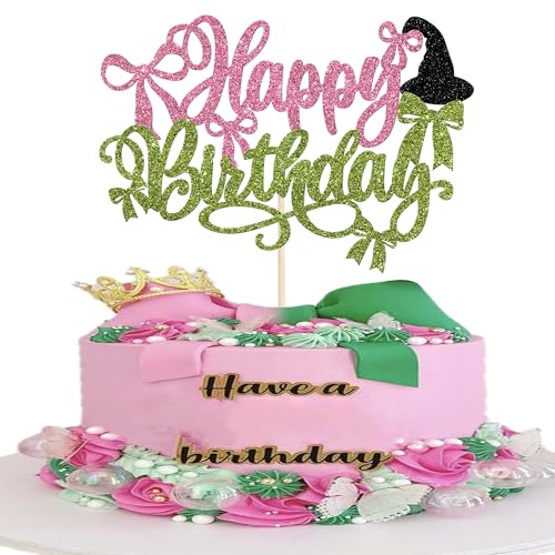 Xsstarmi 1 Packung Tortendeko Prinzessin Hexe Tortenaufsatz Glitzer Magische Hexe Kuchen Topper für Halloween Geburtstag Zubehör für Party Kuchen Dekorationen Rosa grün Xsstarmi 1 Packung Tortendeko Prinzessin Hexe Tortenaufsatz Glitzer Magische Hexe Kuchen Topper für Halloween Geburtstag Zubehör für Party Kuchen Dekorationen Rosa grün von Xsstarmi