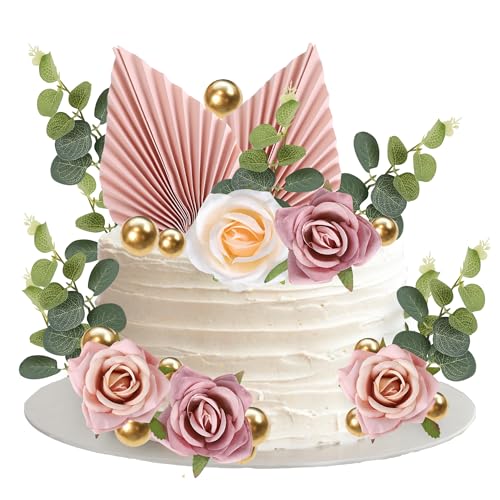 Xsstarmi 22 Packung Tortendeko Rosa Rose Tortenaufsatz Kunstblume Eucalyptus Globulus Kuchen Topper für Hochzeit Valentinstag Geburtstag Jubiläum Zubehör für Party Kuchen Dekorationen Rosa Xsstarmi 22 Packung Tortendeko Rosa Rose Tortenaufsatz Kunstblume Eucalyptus Globulus Kuchen Topper für Hochzeit Valentinstag Geburtstag Jubiläum Zubehör für Party Kuchen Dekorationen Rosa von Xsstarmi