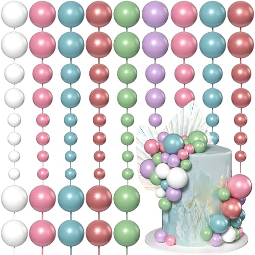 Xsstarmi Paper Palm Fan Cake Topper Dekorationen mit Mini Kugeln Kuchen Pick für Baby Shower Hochzeit Brautdusche Geburtstag Party DIY Kuchen Dekorationen Silber Grün Lila Rosa Blau Xsstarmi Paper Palm Fan Cake Topper Dekorationen mit Mini Kugeln Kuchen Pick für Baby Shower Hochzeit Brautdusche Geburtstag Party DIY Kuchen Dekorationen Silber Grün Lila Rosa Blau von Xsstarmi