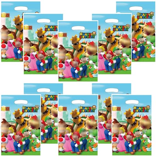 30 Stück Party Geschenktüten Kinder, Geschenktüten, Geburtstag Deko, Geschenktüten Kindergeburtstag, Candy Tüten für Verpacken von Geschenken von Xtaguvdm