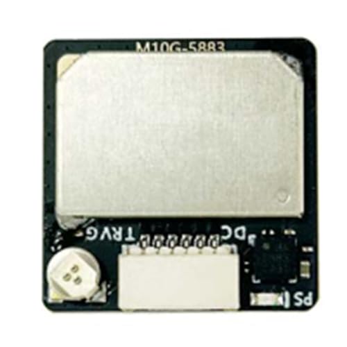 Xtahdge M10G-5883 GNSS-Modul, 20 mm Größe, mit QMC5883L-Modul für FPV/Renndrohnen/Robotik/Boote von Xtahdge