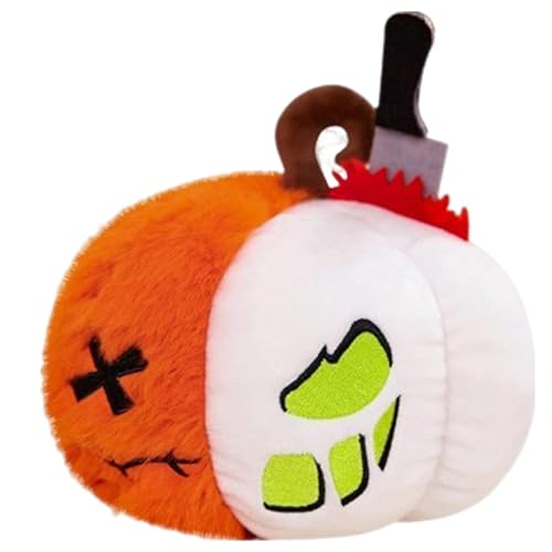 Xtauaguh Halloween-Plüschtiere,Halloween-Plüsch - Geisterpuppen-Schädel-lustiges Fledermaus-Spinnen-Puppenkissen,Kuscheltiere, weiche Cartoon-Plüschfigur, Spielzeug für Mädchen, Wohnzimmer, von Xtauaguh