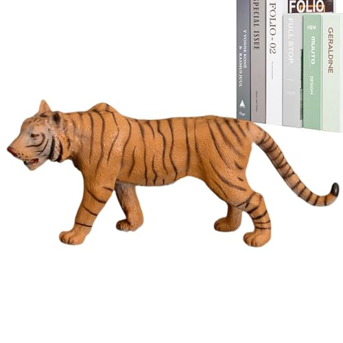 Xtauaguh Waldtiere Figuren,Niedliche Tierfigur - Realistische Jumbo Wild Zoo Animals Figuren Afrikanische Dschungeltiere Elefant, Giraffe, Löwe, Tiger, Gorilla für Kinder Kleinkinder von Xtauaguh