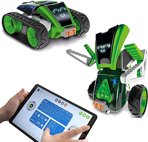 Xtrem Bots - Mazzy, Kinder Roboter Programmierbar Bausatz, Lernroboter Spielzeug Ab 8 Jahre Oder Mehr, Ferngesteuerte Robot Toy und Auto, IOS Und Android App STEM von Xtrem Bots