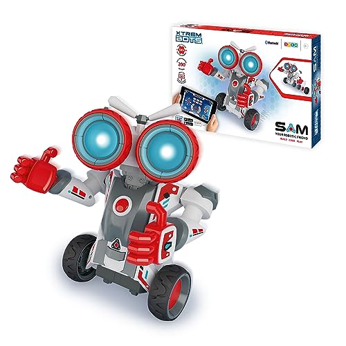 Xtrem Bots - Sam | Roboter Kinder | Roboter Spielzeug | Roboter Kinder ab 8 Jahre | Kinder Roboter | Roboter Programmierbar Kinder 200 Aktionen von Xtrem Bots