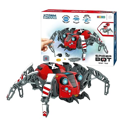 Xtrem Bots - Spider Bot | Roboter Kinder Ab 8 Jahre Oder Mehr | Roboter Kinder Einfach Und Lustig | Roboter Spielzeug 110 Teile | Kinder Spielzeug Zu Reiten von Xtrem Bots