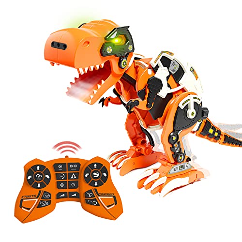 Xtrem Bots - Dinobot | Roboter Programmierbar | Roboter Kinder | Roboter Kinder Ab 6 Jahre | 150-teiliges Dino Roboter | Ferngesteuertes und programmierbares Roboter Spielzeug | Spielzeug Dinosaurier von Xtrem Bots