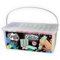 KREIDESPASS Glitzer Straßenmalkreide im XXL Eimer, 50 Stück KREIDESPASS Glitzer Straßenmalkreide im XXL Eimer, 50 Stück von Xtrem Toys & Sports