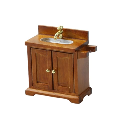 Puppenhäuser Möbel Set 1/16 Maßstab inkl. Waschbecken und Schrank für authentische Optik Puppenhäuser Waschbecken Puppenhäuser Möbel Set 1/16 Maßstab inkl. Waschbecken und Schrank für authentische Optik Puppenhäuser Waschbecken von XuQiZZpp