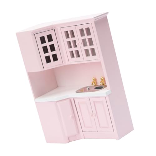 XuQiZZpp 1/12 Puppenhäuser Küchenschrank Miniatur Aufbewahrungsspüle Moderne Restaurantmöbel Holz Eckschrank Szene Requisiten XuQiZZpp 1/12 Puppenhäuser Küchenschrank Miniatur Aufbewahrungsspüle Moderne Restaurantmöbel Holz Eckschrank Szene Requisiten von XuQiZZpp