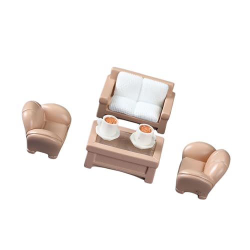 XuQiZZpp Miniatur-Möbel-Set für Sofa, Couchtisch, Kaffeetasse, Set für Puppenhäuser, Wohnzimmer und Balkon XuQiZZpp Miniatur-Möbel-Set für Sofa, Couchtisch, Kaffeetasse, Set für Puppenhäuser, Wohnzimmer und Balkon von XuQiZZpp