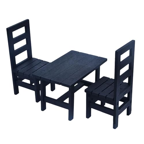XuQiZZpp Modernes Puppenhäuser-Esszimmer-Set aus Holz mit Tisch und Stühlen für Miniatur-Puppendekorationen im Maßstab 1/6 XuQiZZpp Modernes Puppenhäuser-Esszimmer-Set aus Holz mit Tisch und Stühlen für Miniatur-Puppendekorationen im Maßstab 1/6 von XuQiZZpp