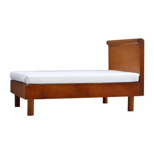 XuQiZZpp Puppenhäuser-Dekoration, Zubehör, Maßstab 1:12, Puppenhäuser, Miniatur-Möbel, schlicht, modernes Holz-Doppelbett, Geschenke XuQiZZpp Puppenhäuser-Dekoration, Zubehör, Maßstab 1:12, Puppenhäuser, Miniatur-Möbel, schlicht, modernes Holz-Doppelbett, Geschenke von XuQiZZpp
