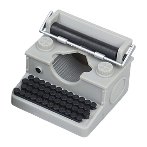 XuQiZZpp Vintage-Miniatur-Schreibmaschinen-Modell, Retro-Sammelstück, Schreibtisch-Ornament für Puppenhäuser, Szenenbau und Präsentation XuQiZZpp Vintage-Miniatur-Schreibmaschinen-Modell, Retro-Sammelstück, Schreibtisch-Ornament für Puppenhäuser, Szenenbau und Präsentation von XuQiZZpp