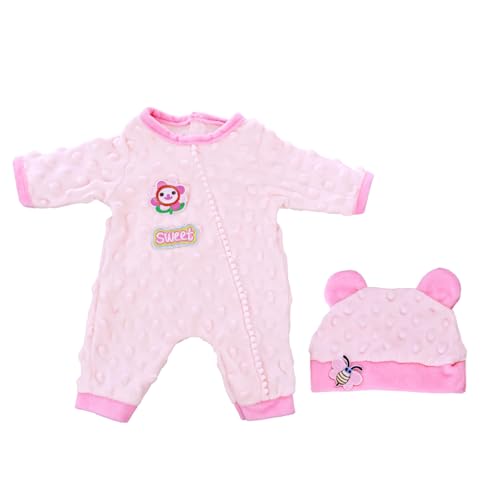 XuQiZZpp Winter-Strampler, Pyjama, Overall für 45,7 cm / 40,6 cm große Puppen, pelziges Outfit, flauschiger Pyjama, pelziges Winter-Outfit, Strampler, Pyjama XuQiZZpp Winter-Strampler, Pyjama, Overall für 45,7 cm / 40,6 cm große Puppen, pelziges Outfit, flauschiger Pyjama, pelziges Winter-Outfit, Strampler, Pyjama von XuQiZZpp
