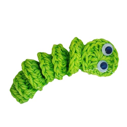 Xuancai Handgefertigter Häkel-Wurm, Valentinstagsgeschenk, Stressabbau, emotionale Unterstützung, Geschenk, gestrickter Wurm für jeden Anlass, Häkelwurm von Xuancai