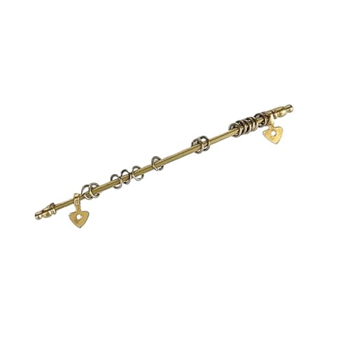 Xuanxi Goldene Miniatur-Vorhangschienen Stange für 1:12 Maßstab Puppenhaus Zubehör Realistische Möbel Schlafzimmer Szene Dekore Puppenhaus Zubehör Möbel Xuanxi Goldene Miniatur-Vorhangschienen Stange für 1:12 Maßstab Puppenhaus Zubehör Realistische Möbel Schlafzimmer Szene Dekore Puppenhaus Zubehör Möbel von Xuanxi