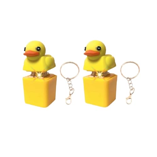 2 Stück Ente Quack - Duck Keyboard Keychain | Quakender Enten Schlüsselanhänger | Quack Die Ente | Duck Keychain Sound Zum Stressabbau Für Die Tasche von Xujuika