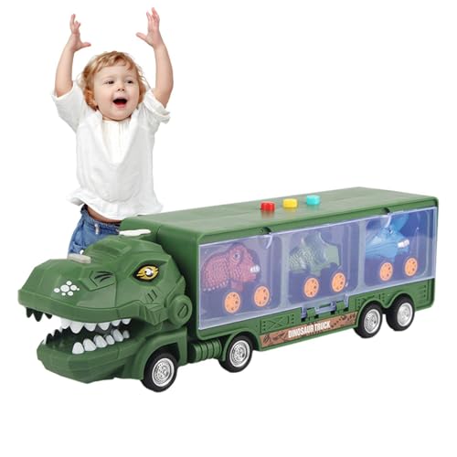 Xujuika Dinosaurierspielzeug, Autos für 1-3 - Elektrische Spielzeugwagen Spray Dinosaurier | Elektronik mit Klang und Licht für Mädchen, Junge, chinesisches Neujahr, Valentinstag von Xujuika