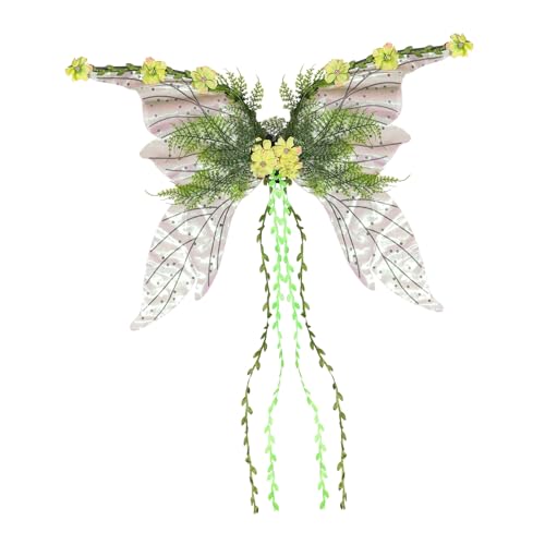 Xujuika Feenflügel – glitzernde Flügel, Cosplay, Mädchen-Kostüm-Zubehör für Frauen, Make-up, Bühnenaufführung, Urlaub, Stolz, Garten, Halloween, Weihnachten Xujuika Feenflügel – glitzernde Flügel, Cosplay, Mädchen-Kostüm-Zubehör für Frauen, Make-up, Bühnenaufführung, Urlaub, Stolz, Garten, Halloween, Weihnachten von Xujuika