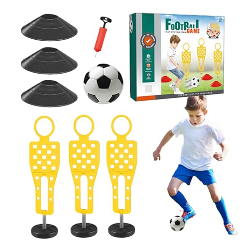 Xujuika Fußballausrüstung,Soccer Trainingszubehör Für Kinder - Lernspielzeug Hindernisparcours Mehrpersonen Sportspiel für & Mädchen Garten Park Halle & Zuhause Xujuika Fußballausrüstung,Soccer Trainingszubehör Für Kinder - Lernspielzeug Hindernisparcours Mehrpersonen Sportspiel für & Mädchen Garten Park Halle & Zuhause von Xujuika