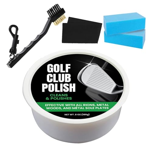 Xujuika Golfschläger Politur, Polierpaste Golfschläger Reinigungsmittel Zum Entfernen Von Kratzern Und Zur Wiederherstellung des Glanzes von Xujuika