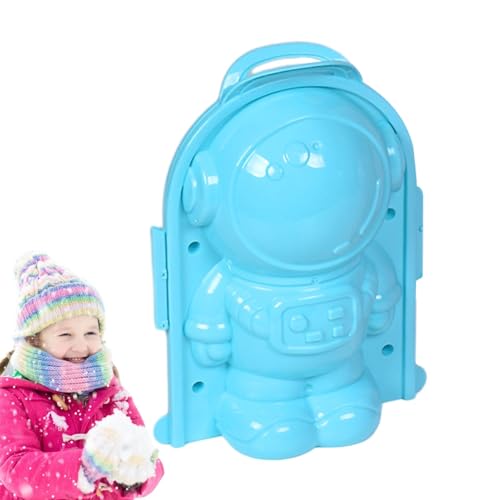 Xujuika Schneeerzeuger-Spielzeug, Schneeformen für draußen,Astronauten-Schneeball-Maker-Form-Clip-Werkzeug | Winterspaßspielzeug für Kinder, Schneespiele für Erwachsene, lustige Strandsandspielzeuge von Xujuika