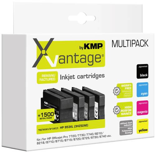 Xvantage Druckerpatrone ersetzt HP 953XL, L0S70AE, F6U16AE, F6U17AE, F6U18AE Kompatibel Kombi-Pack S von Xvantage