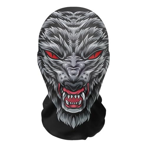 Xvilmaun Gruselige Geistermaske, Halloween-Geistermaske | Horror Evil Ghost Mesh-Maske für ein gruseliges Halloween-Kostüm | Atmungsaktives und realistisches Geistermasken-Gruselkostüm von Xvilmaun