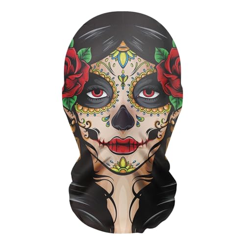 Xvilmaun Halloween-Horror-Maske, gruselige Halloween-Maske - Horror Evil Ghost Mesh-Maske für ein gruseliges Halloween-Kostüm - Atmungsaktives und realistisches Geistermasken-Gruselkostüm für von Xvilmaun