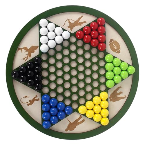 Xvilmaun Solitär Spieleset - Holz-Brettspiel Klassiker Für 2-6 Spieler,Familien Brettspiel Für Strategie Mehrspieler Unterhaltung Bei Grillabenden Strandpicknick Xvilmaun Solitär Spieleset - Holz-Brettspiel Klassiker Für 2-6 Spieler,Familien Brettspiel Für Strategie Mehrspieler Unterhaltung Bei Grillabenden Strandpicknick von Xvilmaun