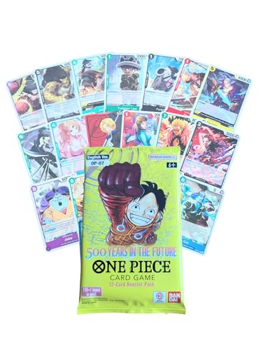 One Piece TCG - Sammelkartenspiel - OP-07 500 Years in the Future - Booster Pack mit 12 Karten, ENGLISCH von Bandai