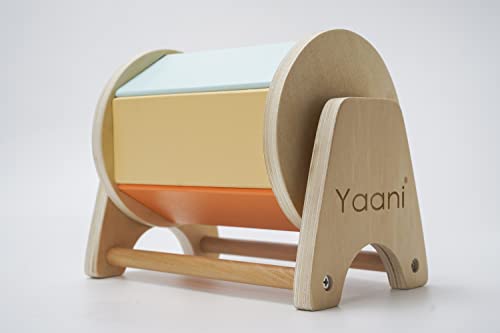 YAANI Montessori Spinning Drum Montessori Spielzeug für Säugling 6-12 Monate 1 Jahr alte Babys Kleinkinder Beste Baby Geschenkidee von YAANI